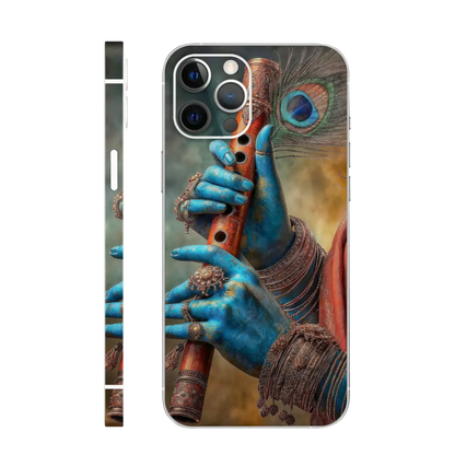 Krishna Hands playing flute mobile skin
