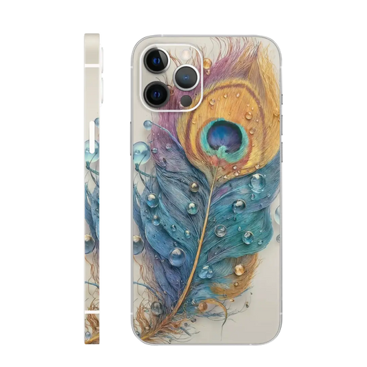 Realistic mor pankh Mobile Skin