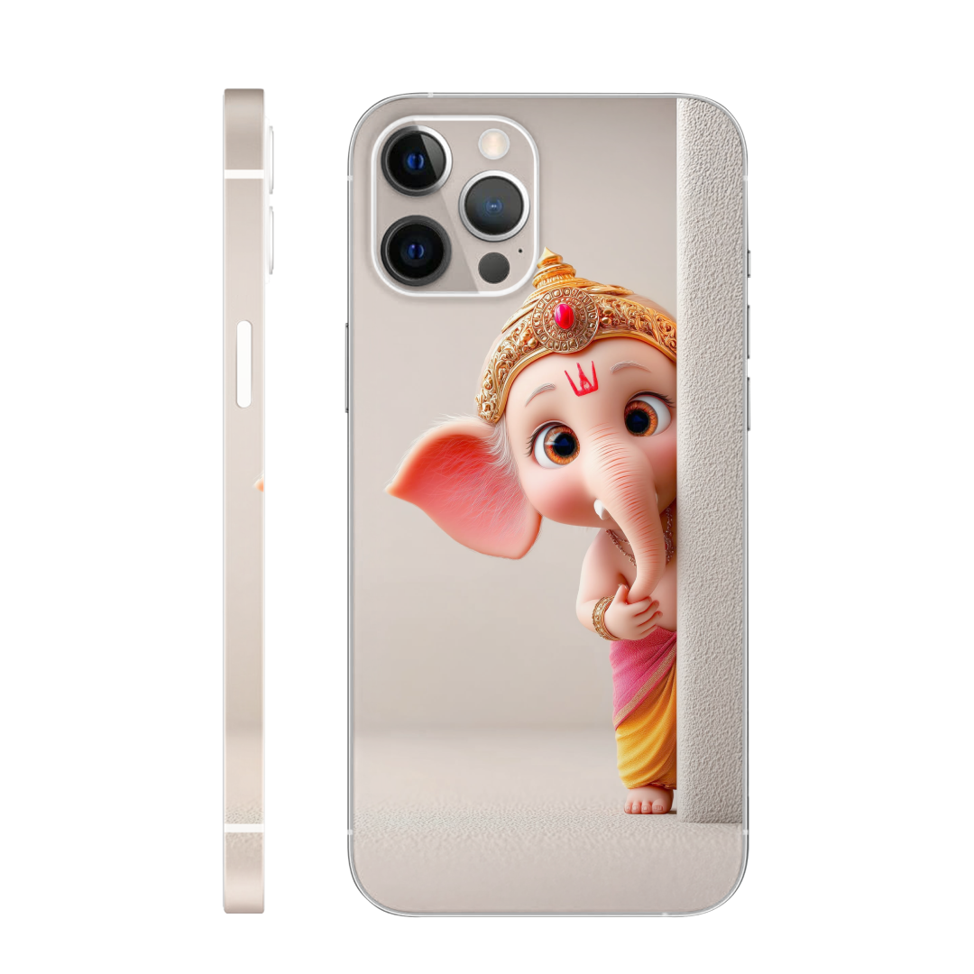 Baby Ganesha Peek Mobile Skin