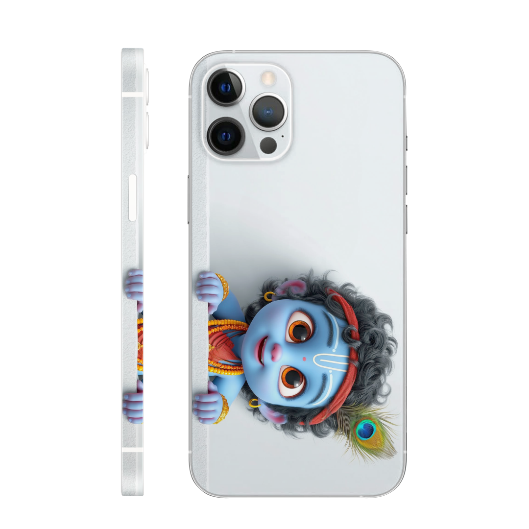 Krishna Peek Art Mobile Skin