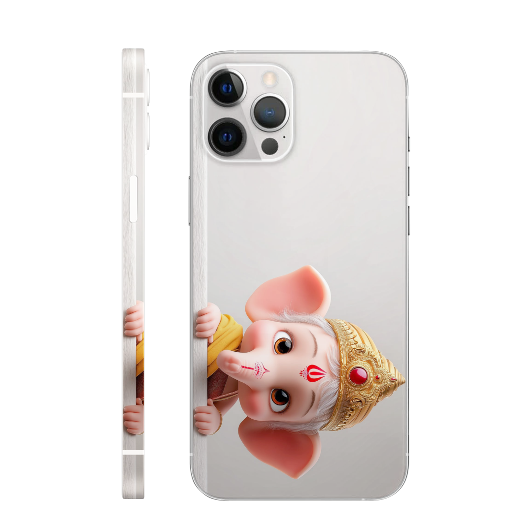 Ganpati Baby Art Mobile Skin