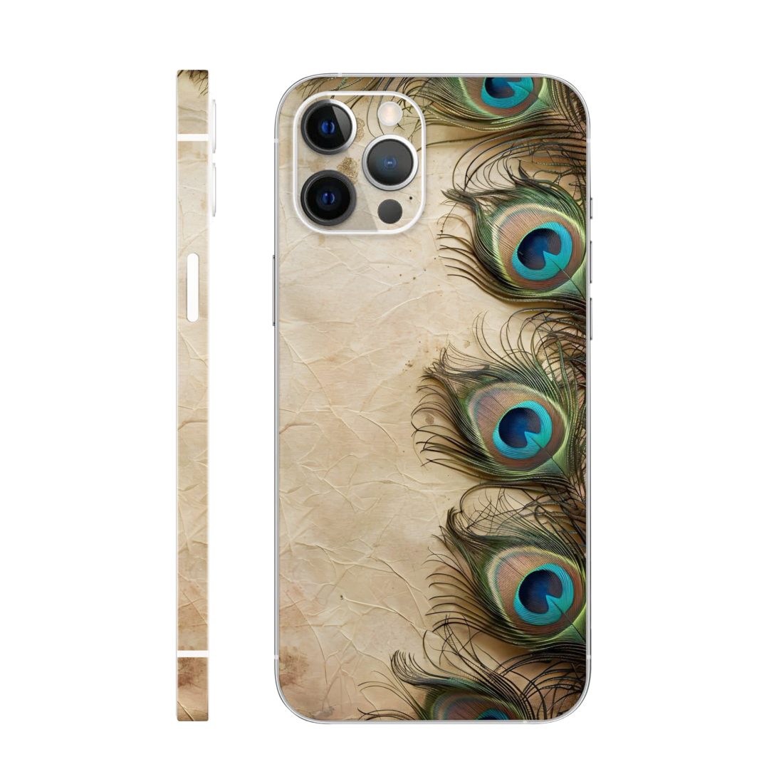 Peacock Feather Mobile Skin
