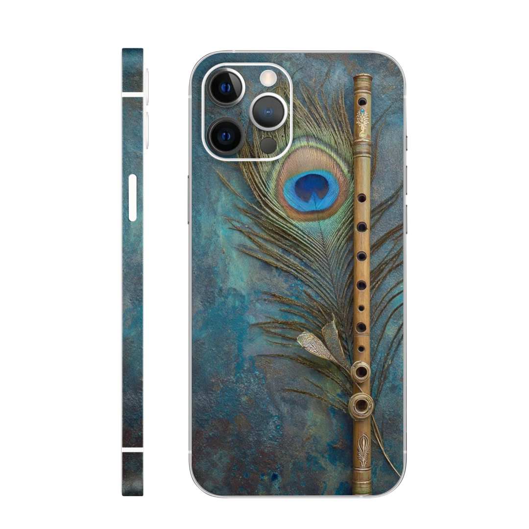 Krishna Flute Feather Mobile Skin