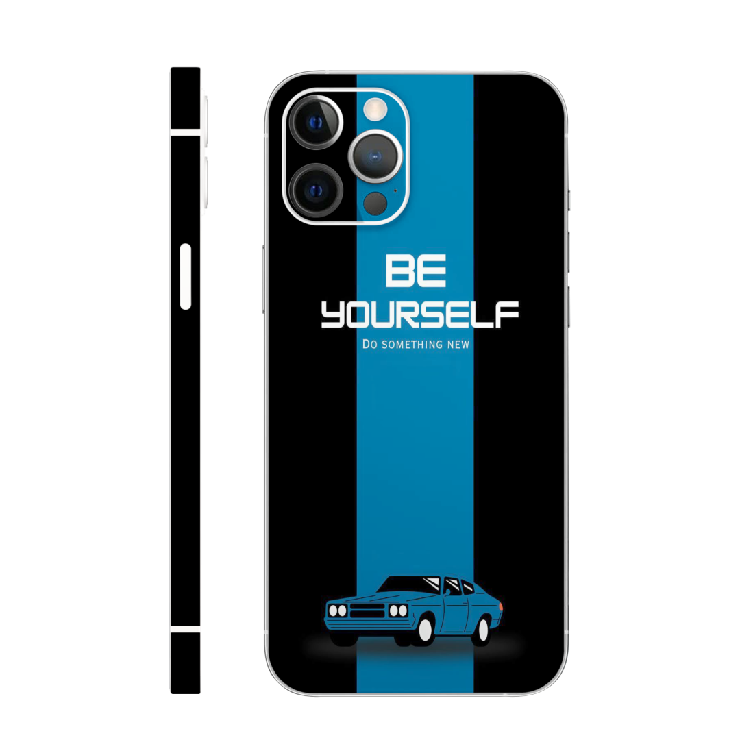 Blue Muscle Car Mobile Skin