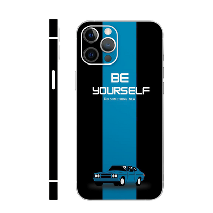 Blue Muscle Car Mobile Skin