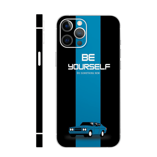 Blue Muscle Car Mobile Skin